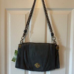 NEW ORYANY PURSE - GRAY LEATHER